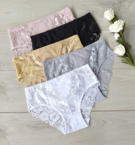 PAULETTE majtki bawełniane, wyższy stan