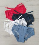 Zami majtki bawełniane z koronką 