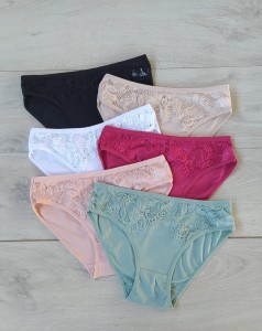 Wynn majtki bawełniane wygodne ze koronką