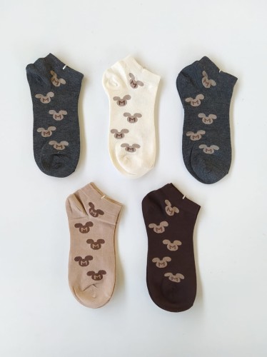 Ula stopki damskie bawełniane w misie 5-pak.jpg