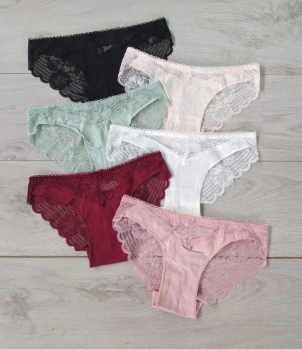 Jaga majtki bawełniane z koronką
