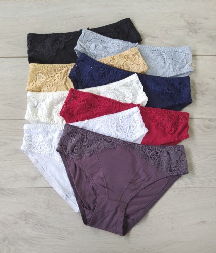 Celia majtki bawełniane z koronką primas