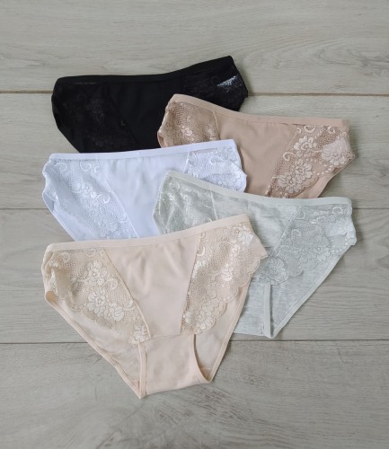 Denise majtki bawełniane z koronką primas
