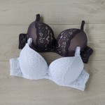 Rosa delikatny biustonosz miseczka B 