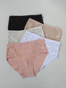 Mira majtki bawełniane prążkowane duże rozmiary