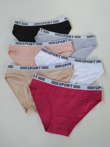 Rinda majtki bawełniane z ozdobnym paseczkiem