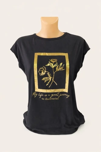 Kate bluzka bawełniana ze złotym motywem primas.jpeg