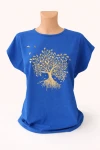 Lili bluzka damska bawełniana ze złotym drzewkiem