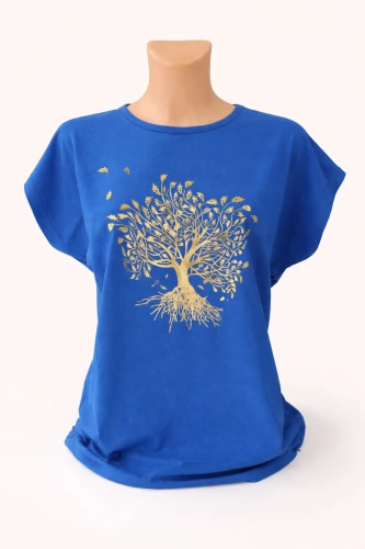 Lili bluzka damska bawełniana ze złotym drzewkiem.png