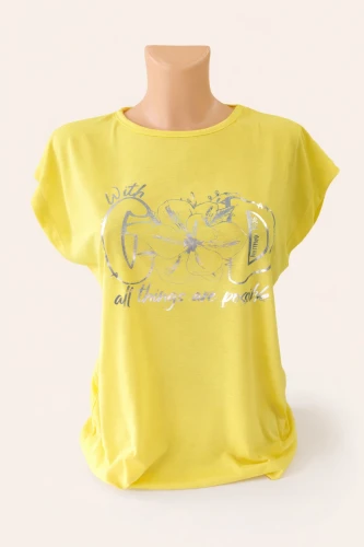 Roma bluzka damska bawełniana żółta.jpeg